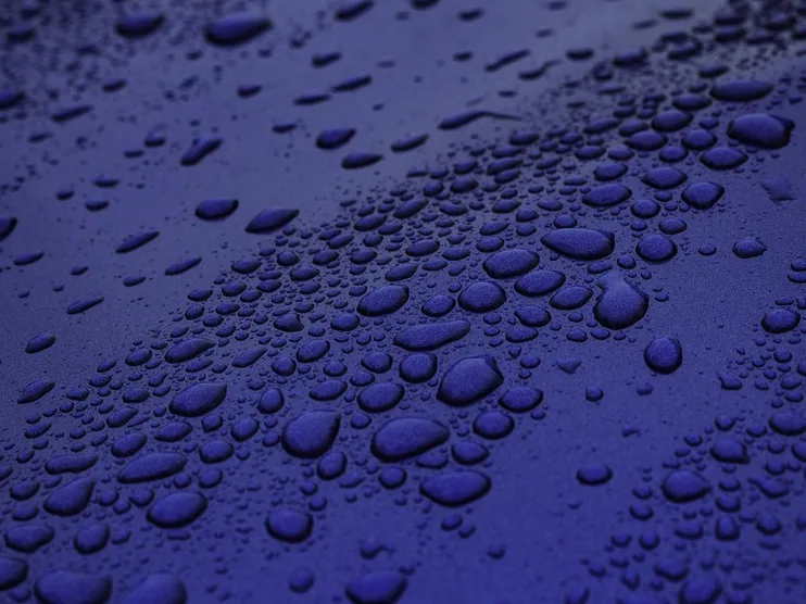 coated panel beading, close