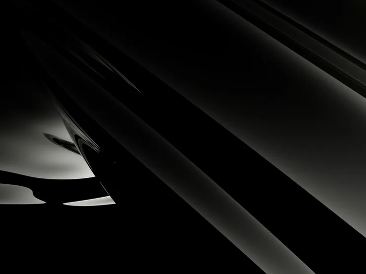 machine-polished panel, close